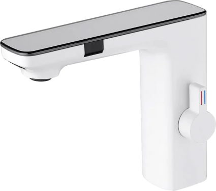 Смеситель для раковины beWash Photocell BWAM3BS8042 сенсорный, белый