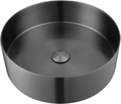 Накладная раковина Gappo GX101-9 40х40, оружейная сталь