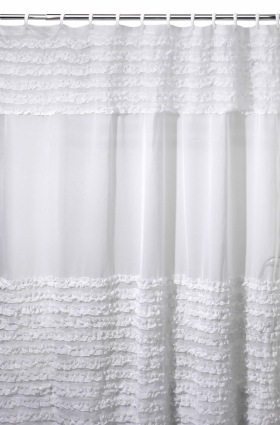 Штора для ванной Creative Bath Ruffles