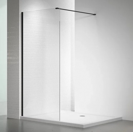 Душевая перегородка Veconi Korato KR72B-70-01-C7 70 см, профиль матовый черный