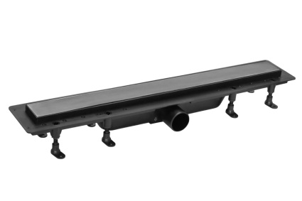 Душевой трап (лоток) Plastbrno SZA985M 85 см, решетка 2 in 1, графит