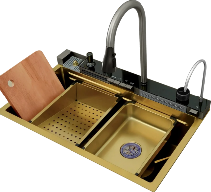 Многофункциональная мойка для кухни Cerutti Spa Gloria 10355 nano gold