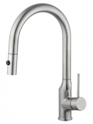 Смеситель для кухни Wonzon & Woghand WW-A21252-BS брашированный никель