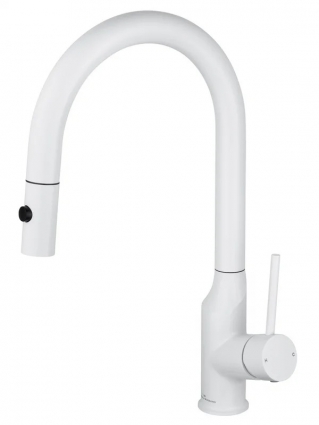 Смеситель для кухни Wonzon & Woghand WW-A21252-MW матовый белый