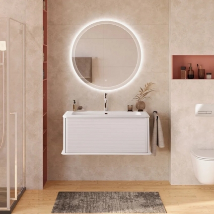 Мебель для ванной комнаты Cezares Idra 100 1 ящик, bianco opaco