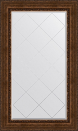 Зеркало Evoform Exclusive-G BY 4257 82x137 см состаренная бронза с орнаментом