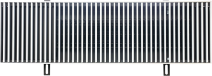 Конвектор отопления KVZ Compact KVZ-Vent-230-80-1400-2V-UA/RRA-230-1400-A с решеткой