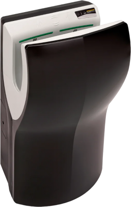 Сушилка для рук Mediclinics Dualflow Plus M24AB с бесщеточным двигателем, черная