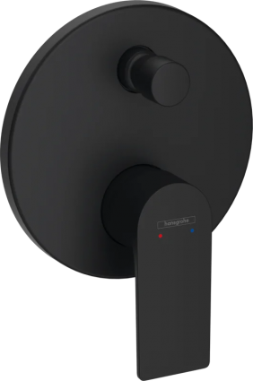 Встраиваемый смеситель для душа и ванны Hansgrohe Rebris E 72469670 черный матовый