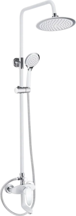 Душевая стойка Shevanik S9836F белый, хром