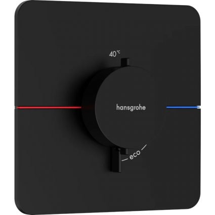 Термостатический смеситель встраиваемый Hansgrohe ShowerSelect Comfort Q 15588670 черный матовый