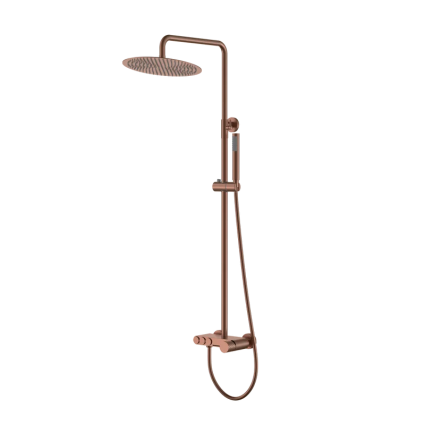 Душевая стойка Boheme Stick diamond 128-BRB brushed bronze
