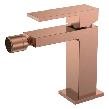 Смеситель для биде Boheme Qubic 476-CB copper brushed