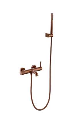Смеситель для ванны с душем Boheme Uno 463-CB copper brushed