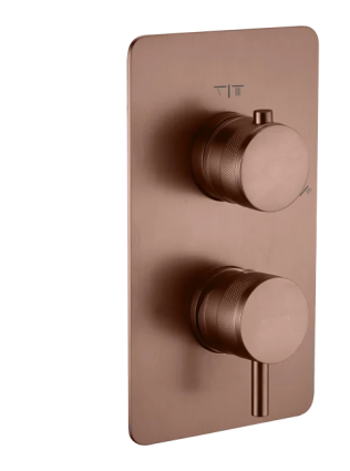 Встраиваемый смеситель для душа и ванны Boheme Cell 135-2-BRB С ВНУТРЕННЕЙ ЧАСТЬЮ, brushed bronze