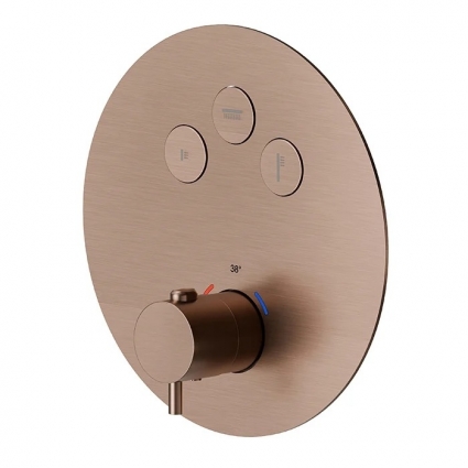 Термостатический смеситель встраиваемый Newform X-Steel 316 70427EX.59.067 copper bronze