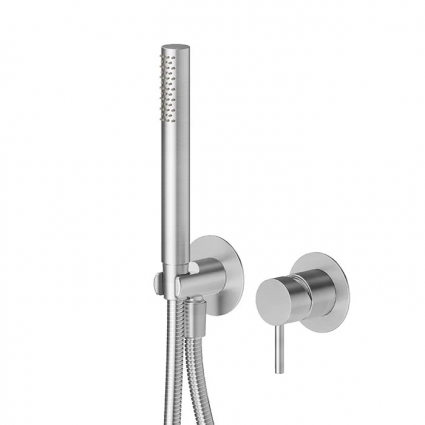 Встраиваемый смеситель для душа и ванны Newform X-Steel 316 69676EX.50.050 inox