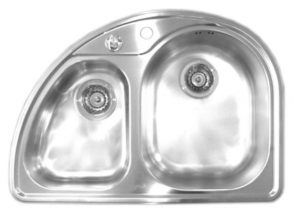 Мойка FUTUR 20 R LEI-90 730x510, в комп.с сифоном 1130555,