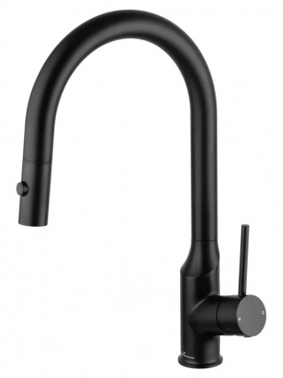 Смеситель для кухни Wonzon & Woghand WW-A21252-MB матовый черный