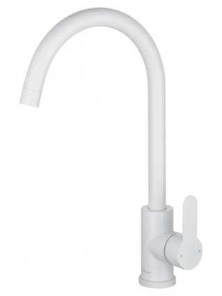Смеситель для кухни Wonzon & Woghand WW-AE4554-MW матовый белый