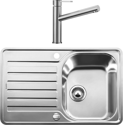 Комплект Мойка Blanco Lantos 45S-IF Compact + Смеситель Ambis Ambis 523118