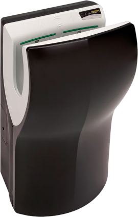 Сушилка для рук Mediclinics Dualflow Plus M14AB со щеточным двигателем, черная