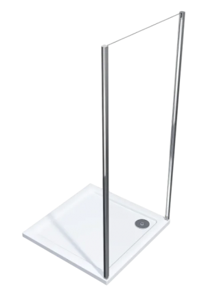 Боковая стенка Good Door Spirit SP-100-C-CH 100х190 см, профиль глянцевый хром, стекло прозрачное