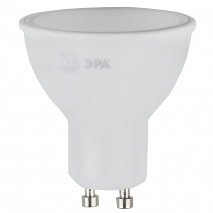 Лампа светодиодная ЭРА GU10 8W 4000K матовая LED MR16-8W-840-GU10 Б0036729
