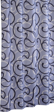 Штора для ванной Iddis Flower Lace Grey
