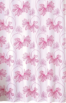Штора для ванной Iddis Pink Harmony