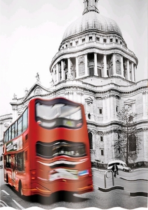 Штора для ванной Iddis London Spirits