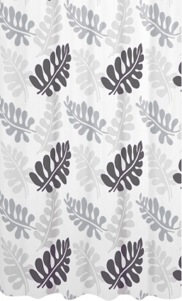 Штора для ванной Iddis Fern Dance Grey
