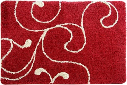 Коврик Iddis Flower Lace Red 90х60