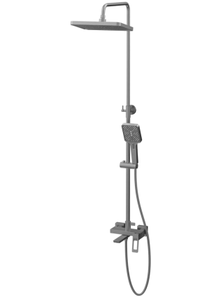 Душевая стойка Haiba HB24732-3 оружейная сталь