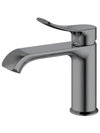 Смеситель для раковины Haiba HB10553-3 оружейная сталь