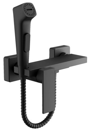 Гигиенический душ BELZ B653 B55653-7 со смесителем, черный