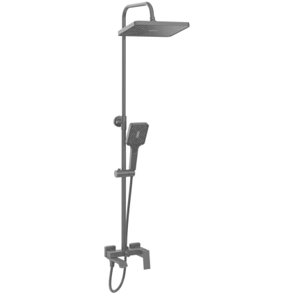 Душевая стойка Haiba HB24575-3 оружейная сталь