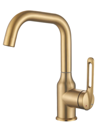 Смеситель для раковины Haiba HB10825-5 золото
