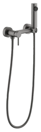 Гигиенический душ BELZ B803 B55803-3 со смесителем, оружейная сталь