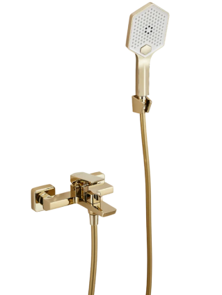 Смеситель для ванны с душем Haiba HB60726-5 золото