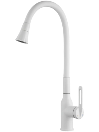 Смеситель для кухни Haiba HB42830-8 белый