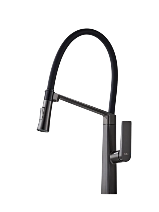 Смеситель для кухни Haiba HB73827-3 оружейная сталь