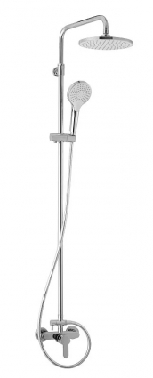 Душевая стойка Azario Tevis AZ-15780161 хром