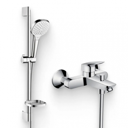 Душевой комплект Смеситель Hansgrohe Logis + Гарнитур Croma Select  E 26586400