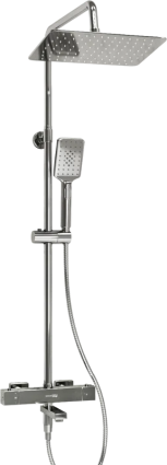 Душевая стойка Wasserkraft Lopau A199.069.126.010.CH Thermo с термостатом, хром