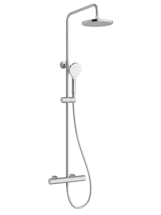 Душевая стойка VitrA Joy A47298EXP с термостатом, хром