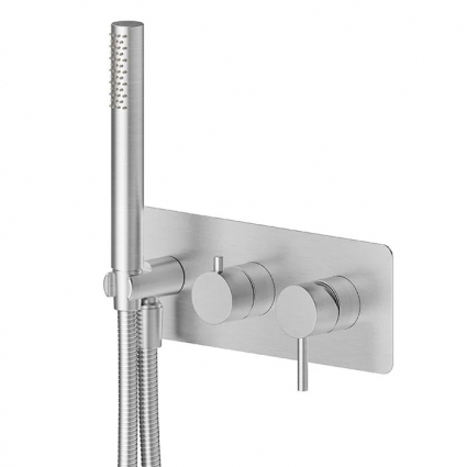 Встраиваемый смеситель для душа и ванны Newform X-Steel 316 69679EX.50.050 inox
