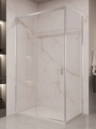 Душевой уголок Vincea Stella VSR-1ST8016CL 160x80 см, профиль хром, стекло прозрачное