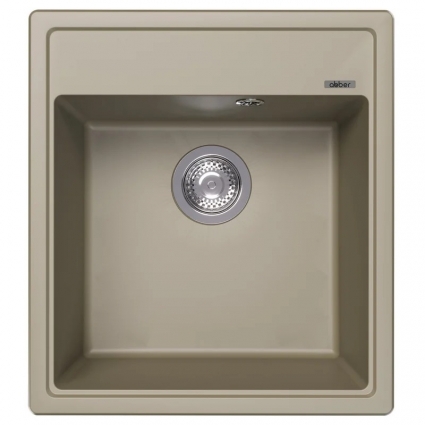 Мойка кухонная Abber Quarz AQ2901S матовая бежевая