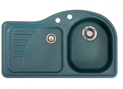 Мойка ALVEUS ALGRANIT FUTUR 40R A70 845X510 в комп.с сифоном 1077583,